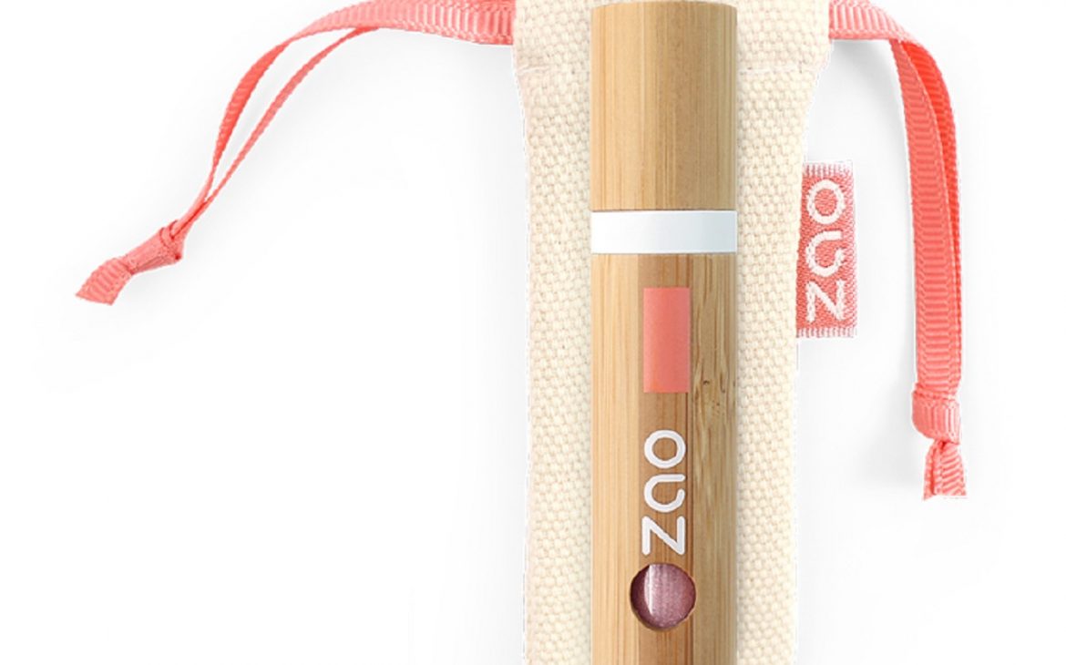 Zao Lip Gloss im Nude Look in trendigem Baumwollsäckchen