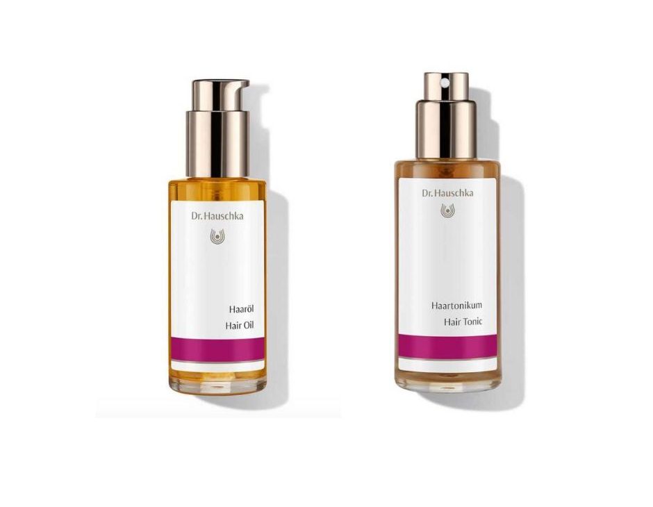 Dr. Hauschka Haaröl 17,00 € und Haartonikum, 16,00 € 